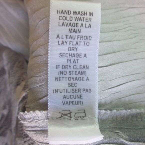 Komarov Womens Size M Button Up Blouse with Lace Up Back - Picture 10 of 14